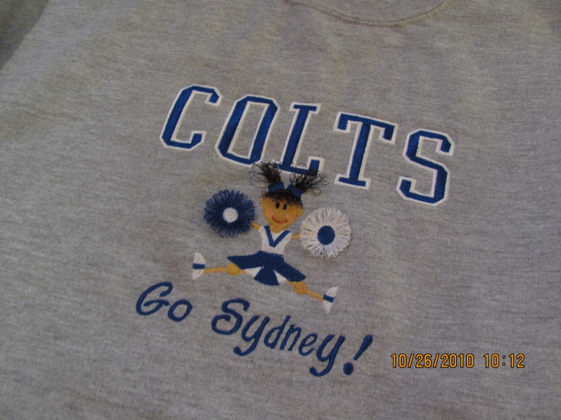 Colts Cheer sweatshirt