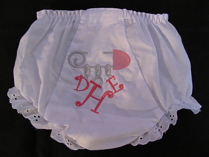Bloomers-Traditional diaper pin-embroidered, diaper, bloomers, panty, pin, baby