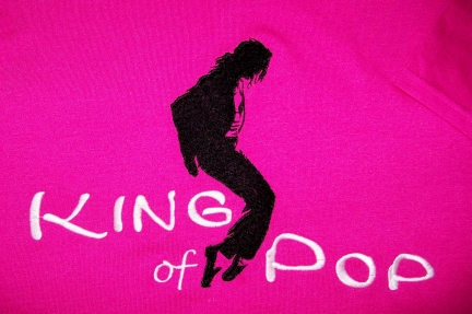 King of Pop-embroidered, Michael Jackson, music, shirt