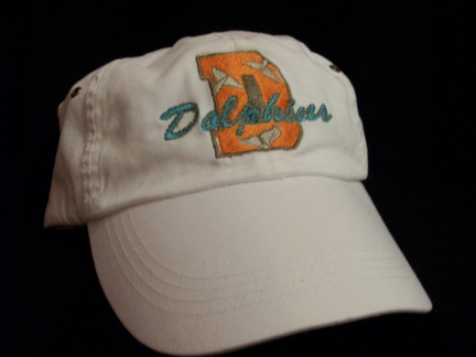Adjustable Fit Dolphins Hat-cap, team, adjustable, name