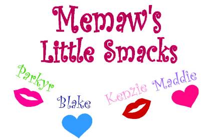 Mema's Little Smacks-Grandma, kisses, smacks, shirt