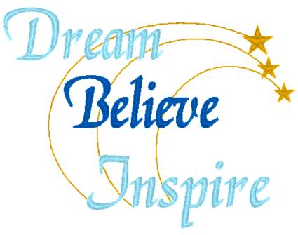 Dream, Believe, Inspire Pillowcase-pillowcase, pillow case, dream