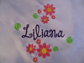 Add ons--flowers-embroidered, flowers, monogram, name