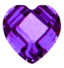 February Heart Birthstone Charm-Forever in My Heart, jewelry, birthstone, charm
