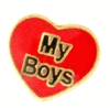 Love My Boys Charm-Forever in My Heart, jewelry, charm