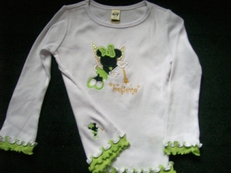 Tink shirt-embroidered, Tinkerbell, Mouse, Minnie