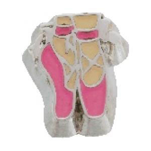 Ballet slippers charm-Forever in My Heart, jewelry, charm
